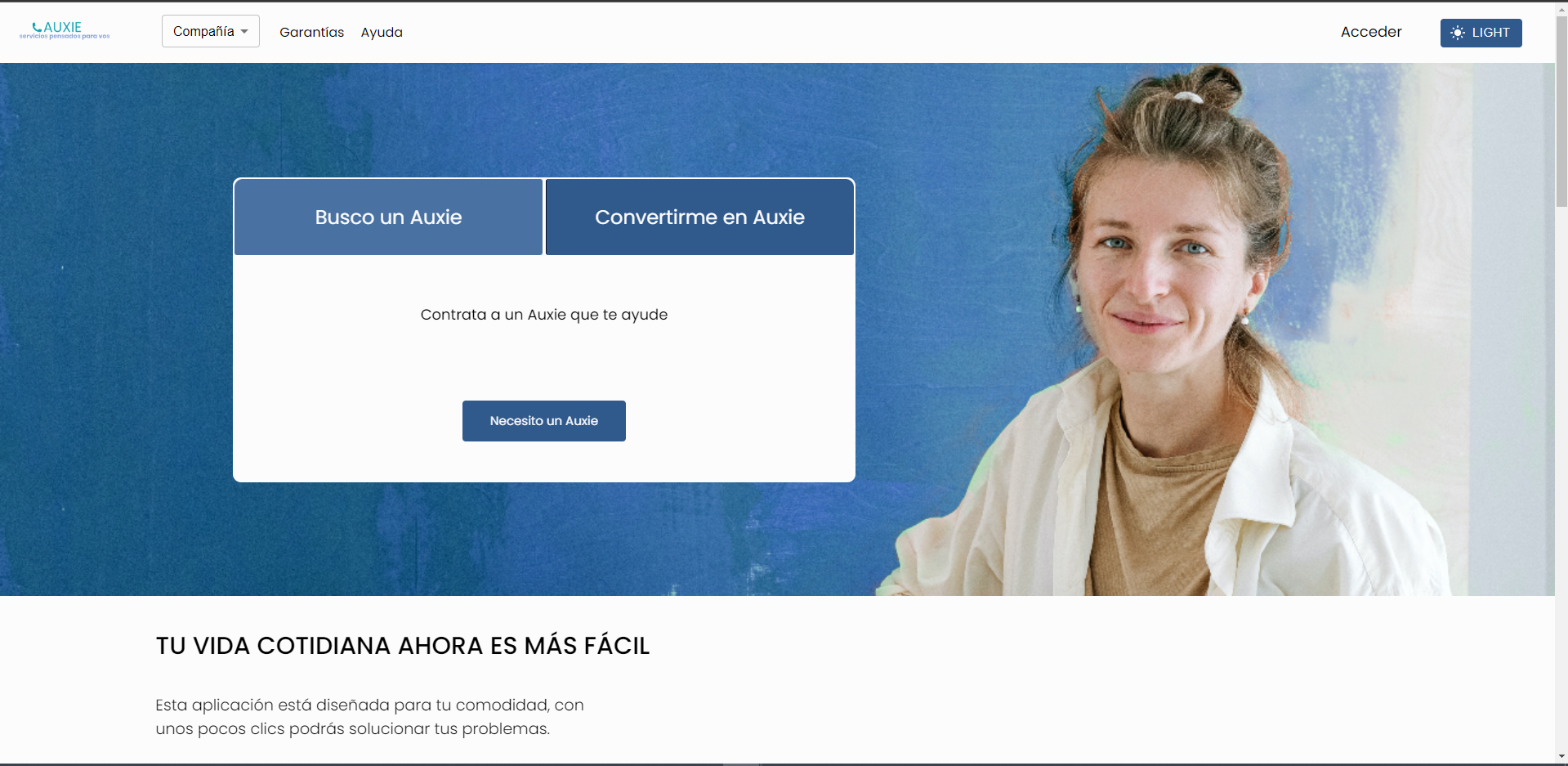 proyecto titulado AUXIE